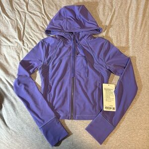 Lululemon mesh hooded define cropped jacket